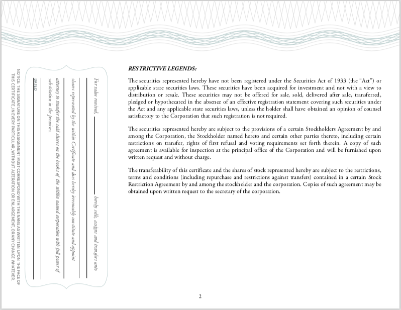 Understanding Stock Certificates Understanding Stock Certificates